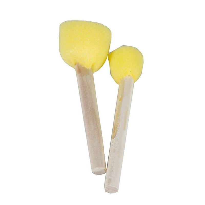 Round Foam Brush Applicators (2pc)