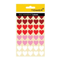 Stickers - Hearts (160pc) - Valentine Colours