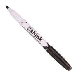 Whiteboard Marker - Slim Bullet Tip 1.5mm (1pc) - Black - Deli