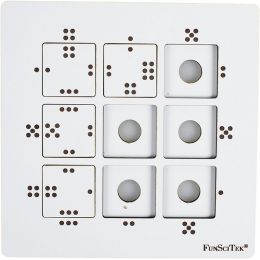 Mind Teaser - Dots (Black & White) - wood