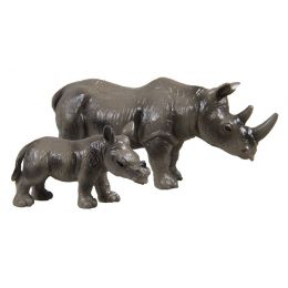 Wild Animals - 2pc (Rhino & Calf)
