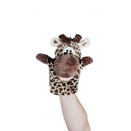 Hand Puppet Open Mouth Stuffed - Giraffe