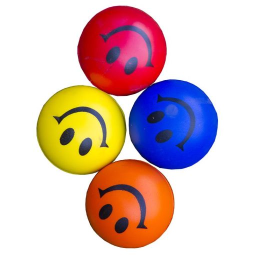 Smiley Foam Ball Set (4pc)