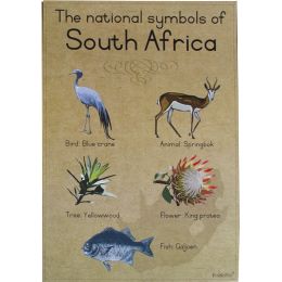 Poster - SA National Symbols (A2)