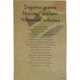 Poster - SA National Anthem (A2) - A/E/Z