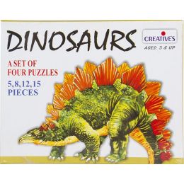 Dinosaurs 4in1 Puzzle - (5,8,12,15pce)