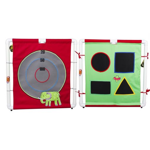 PVC - Number & Shapes Target Game - Single 2-Sided Mat in Frame