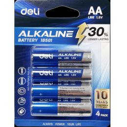 Alkaline Battery - AA 1.5V (4pc) - Deli