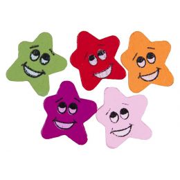 Beads Wooden - Star (10pc)