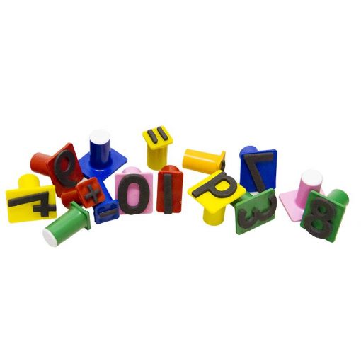 Stamp (Sponge) - Numbers & Symbols (15pc)