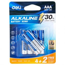 Alkaline Battery -  AAA 1.5V (6pc) - Deli