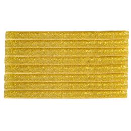 Glue Gun - Small Glue Stick (10pc) Gold Glitter ~10cm