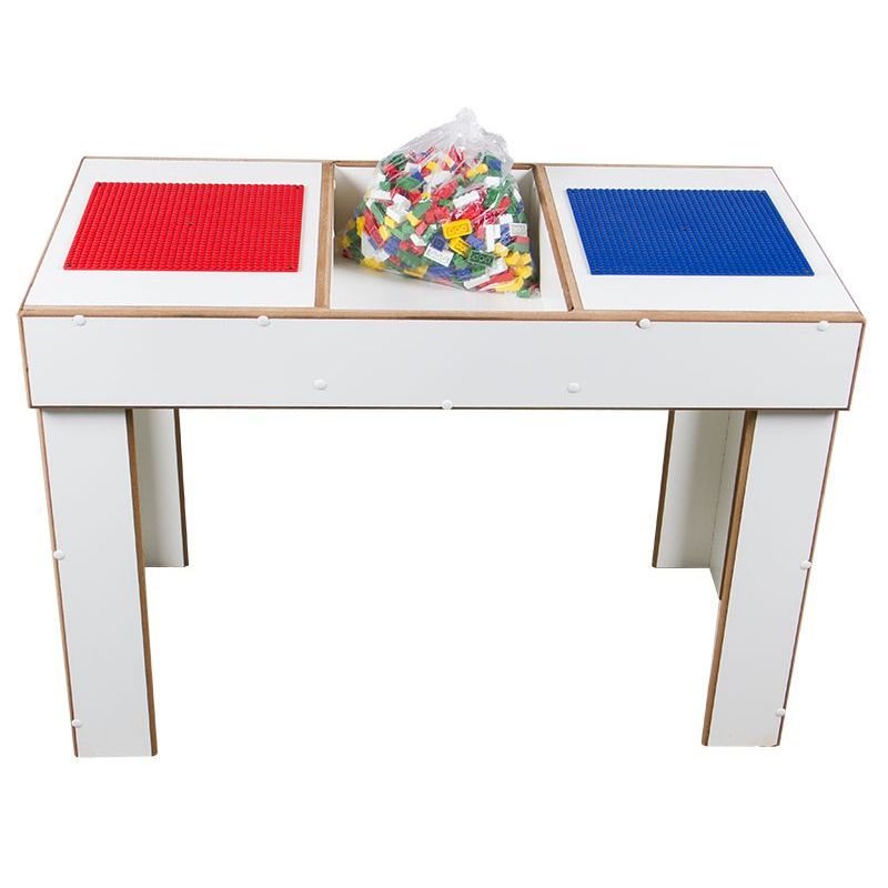 Brick Building Activity Table - Supa Small - (Lego Size Bricks) 1 bags of blocks included