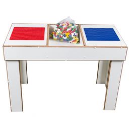 Brick Building Activity Table - Supa Small - (Lego Bricks Size) 1 bags of blocks included