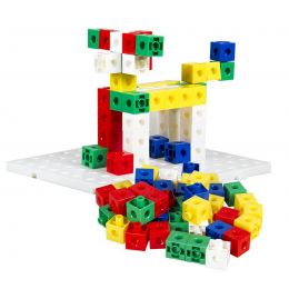 Connect-a-Cube - 2cm (5 colour, 200pc) Linking Cubes