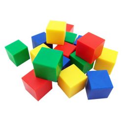 Cubes Metric 2cm 8g (4 colour, 100pc)