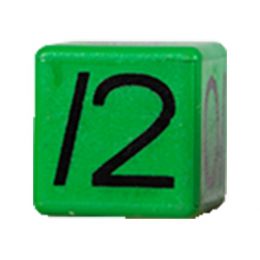 Dice - Cube (35mm) - Numbers (7-12)
