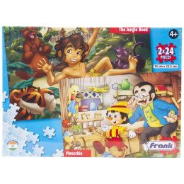 PZ Cardboard Fairy Tales (2x24pc) Jungle + Pinocchio