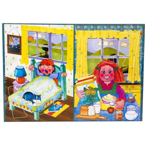 Puzzle A4 - At Home 4in1 (9 12 15 18pc) - cardboard