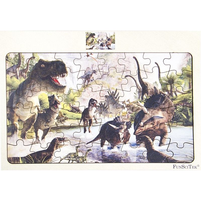 PZ Wood Frame - A4 48pc - Dinosaurs (SP)