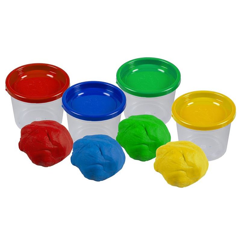 Dough - Teddy Primary Play Kit (4x100g)