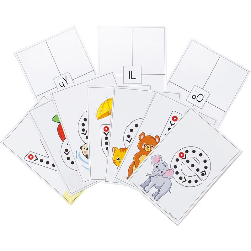 Sound ABC (A5) Alphabet Phonic Cards (dough / dry wipe)