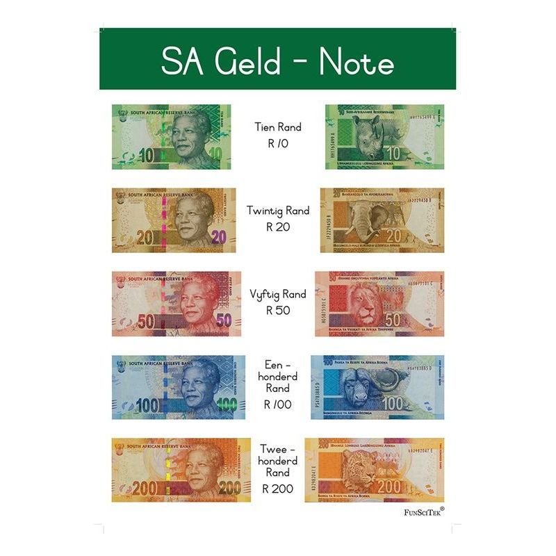 Poster - SA Geld Note (A2)