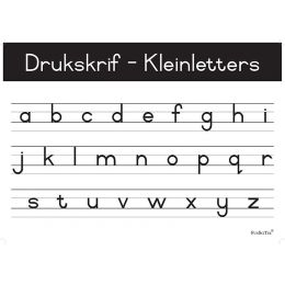 Poster - Drukskrif - Kleinletters A-Z (A2)