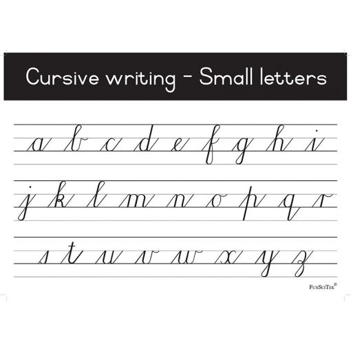 Poster - Cursive - Small Letters (A2)