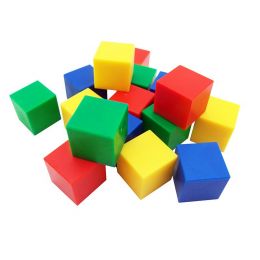 Cubes Metric 2cm 8g (4 colour, 40pc)