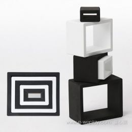 3D Creative Frames (5pc) - Black & White EVA foam - Weplay