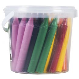 Wax Crayons - 14mm (40pc) C40 Jumbo in Tub - Teddy