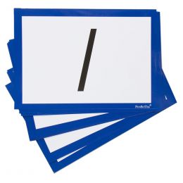 Flash Cards (A5) - Number 1-10 Symbols (10pc)