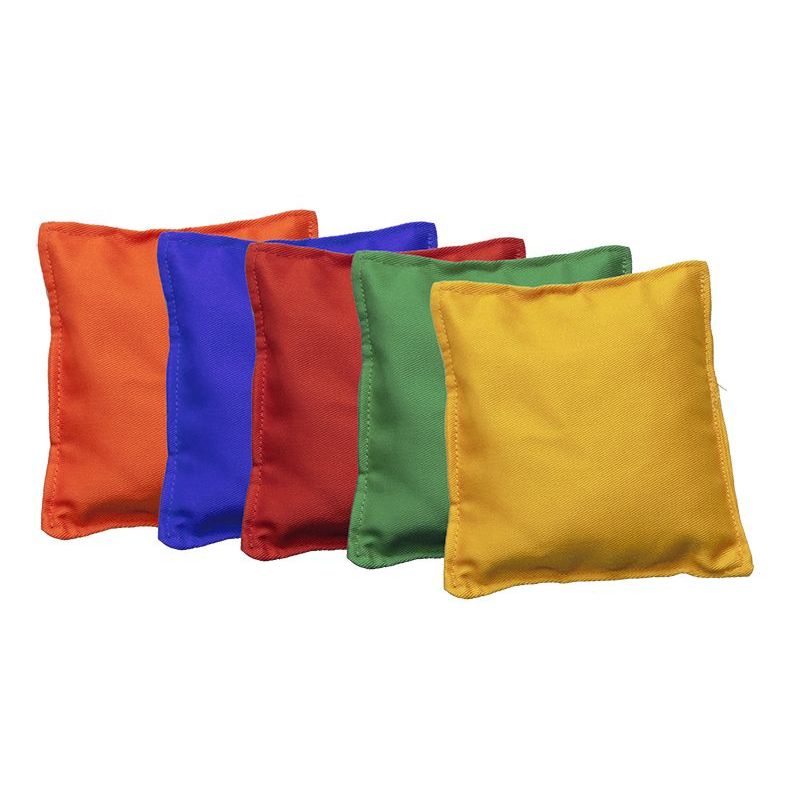 Bean Bags (11cm) - Square - Set of 5 assorted colours