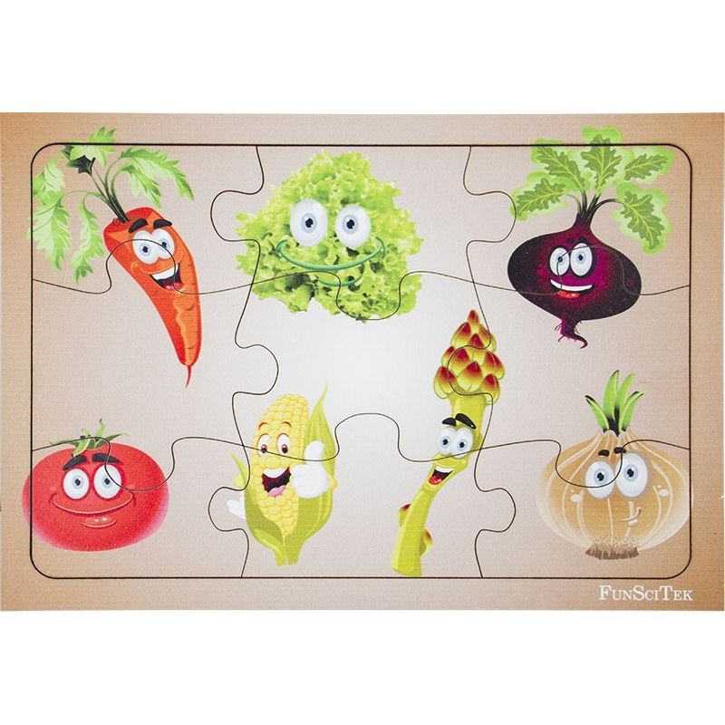 PZ Wood Frame - A4 9pc - Vegetables (BB)