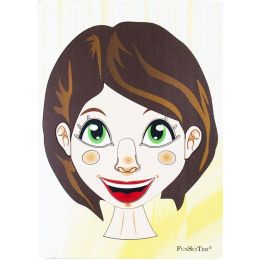 Frame Puzzle A4 - Face Girl (wood) - Western
