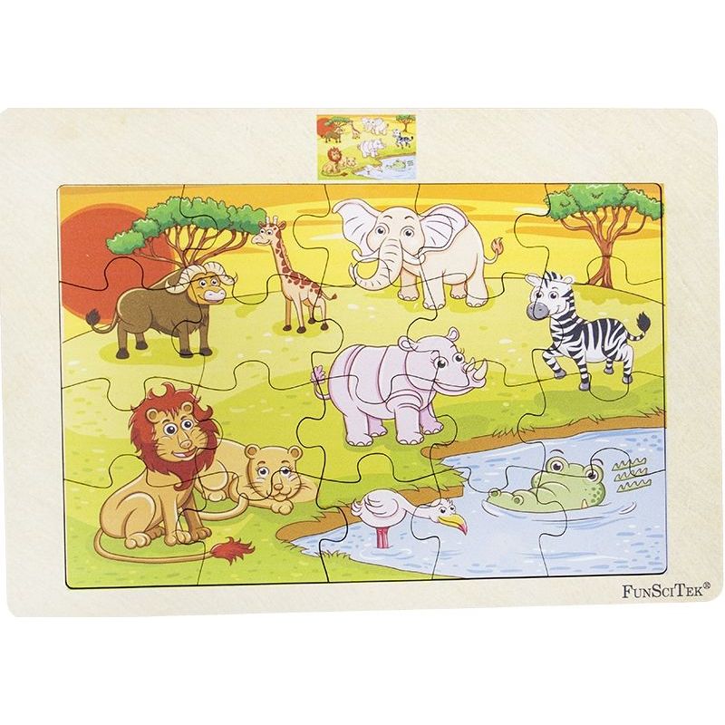 PZ Wood Frame - A4 20pc - Wild Animals (SP)