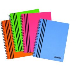 Notebook Spiral - A5 (80p) with PP Cover - Bantex