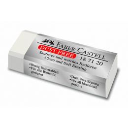 Eraser - 62x22x12mm (20pc) Dust Free - FaberCastell
