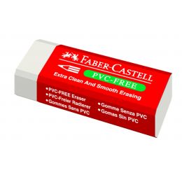 Eraser - 62x22x12mm (20pc) PVC Free - FaberCastell