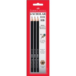 Pencils - HB (6pc) 1111 Blistercard - FaberCastell