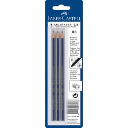 Pencils - HB (3pc) Goldfaber - FaberCastell