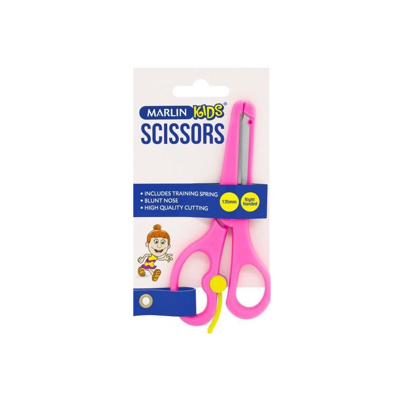 Scissors - Training - Spring Loaded 13.5cm Scissor - Marlin