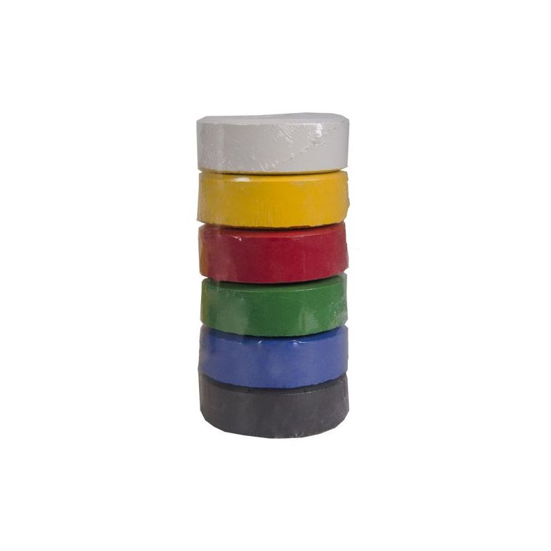 Tempera Refill Blocks - Medium (44mm) - 6 Primary Colours