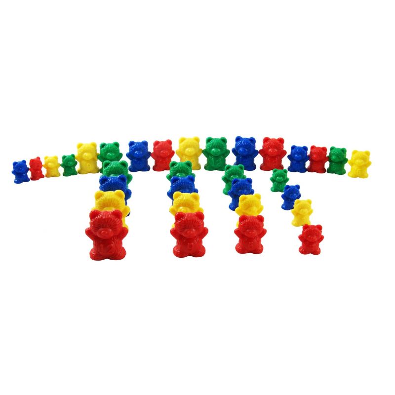 Counters Bear - Weighted Number on Tummy (3 6 9 12g, 4 colour, 96pc)