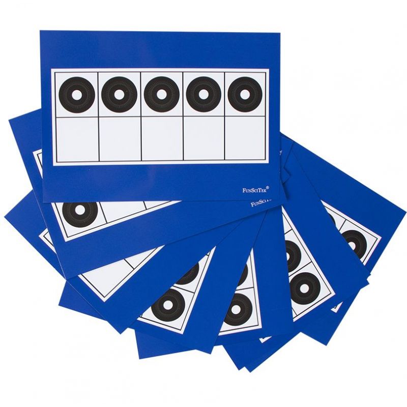 Flash Cards (A5) - Ten-Frame (18pc) Bunny Ears