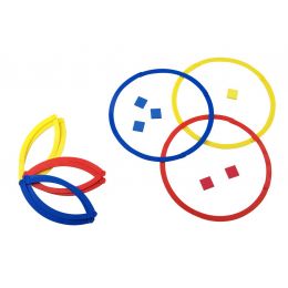 Sorting Circles / Rings ~50cm (3 colour, 6pc) Large