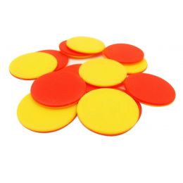 Counters - Round 25mm - Two-Colour tokens (200pc)