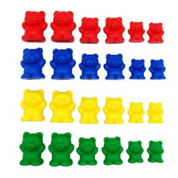 Counters Bear - Weighted Family (4 ,8,12g, 4 colour, 48pc)