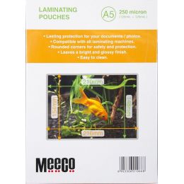 Laminating Pouches A5 - 250 micron (100pc)